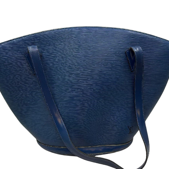 Louis Vuitton Handbags - Louis Vuitton Saint Jacques Blue Epi Leather Shoulder Bag